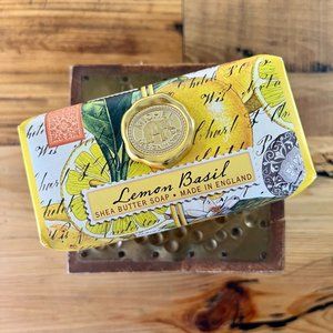 Michel Design Works Bath Soap Bar 8.7 Oz. - Lemon Basil - Shea Butter